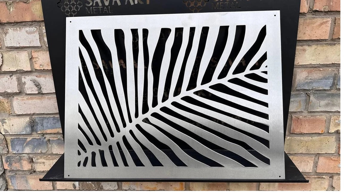 Fully customized STAINLESS STEEL Air Grilles 1mm thick flat (without rear frame)