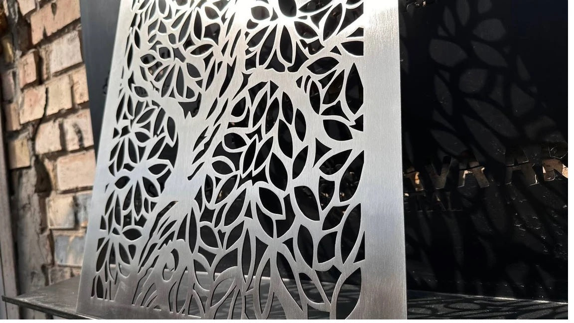 Fully customized STAINLESS STEEL Air Grilles 1mm thick flat (without rear frame)