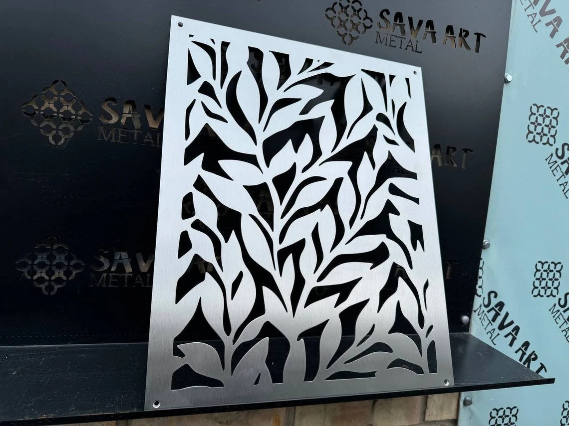 Fully customized STAINLESS STEEL Air Grilles 1mm thick flat (without rear frame)