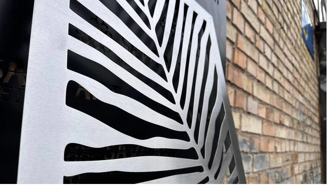 Fully customized STAINLESS STEEL Air Grilles 1mm thick flat (without rear frame)