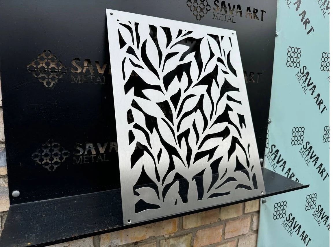 Fully customized STAINLESS STEEL Air Grilles 1mm thick flat (without rear frame)