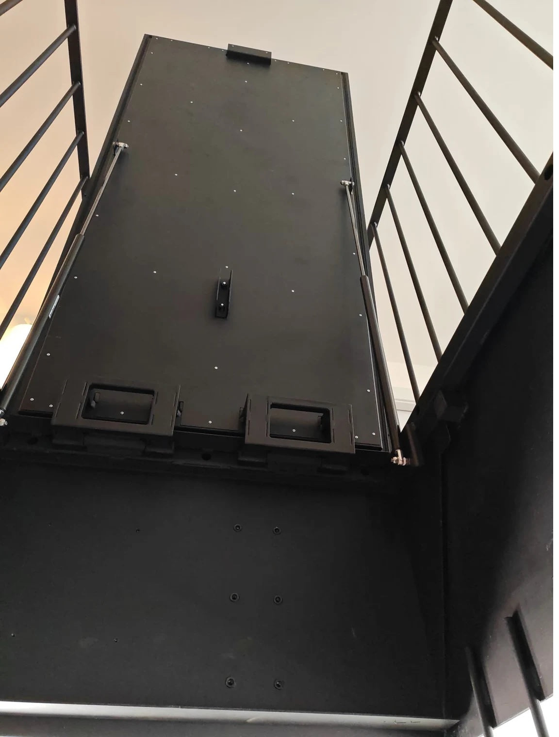 Bespoke Floor Hatch with Electric lifting system