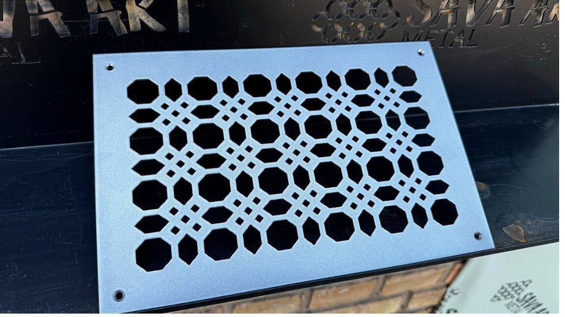 Handcrafted Flat Metal Air Grilles