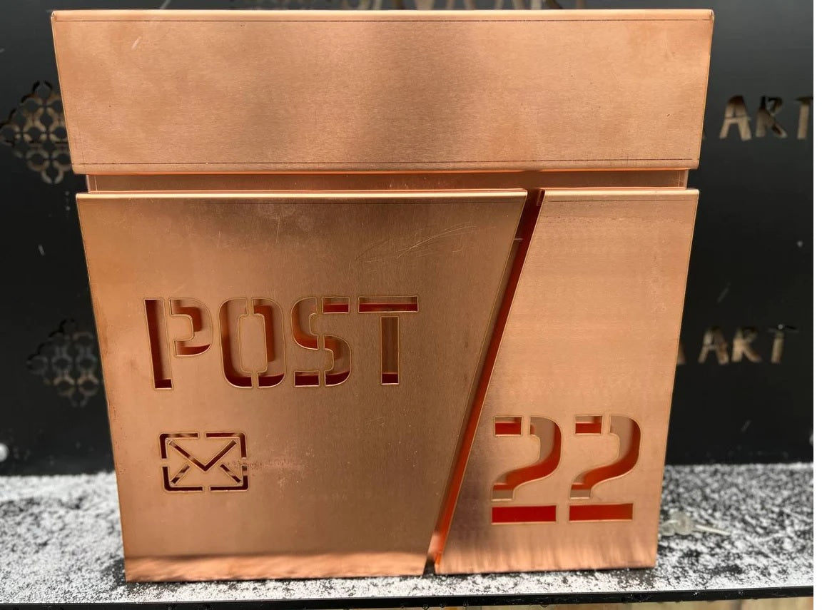 Customized PURE COPPER Personalized Mail box