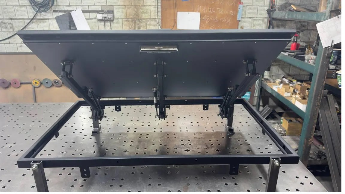 Tailored Steel Floor Access Panel with Hardwood