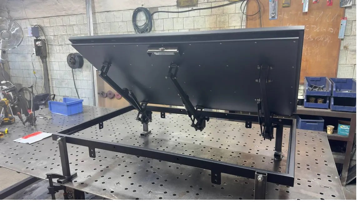 Tailored Steel Floor Access Panel with Hardwood