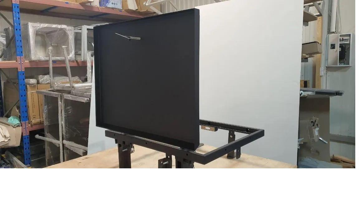 Custom steel floor hatch size 36 -55 PLUS warm insulation, sound proofing