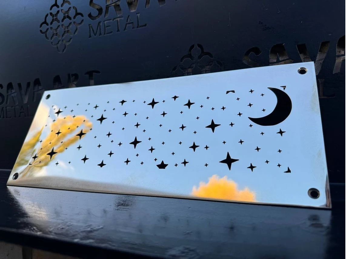 Fully customized PURE BRASS Air Grilles 1mm thick flat (without rear frame)