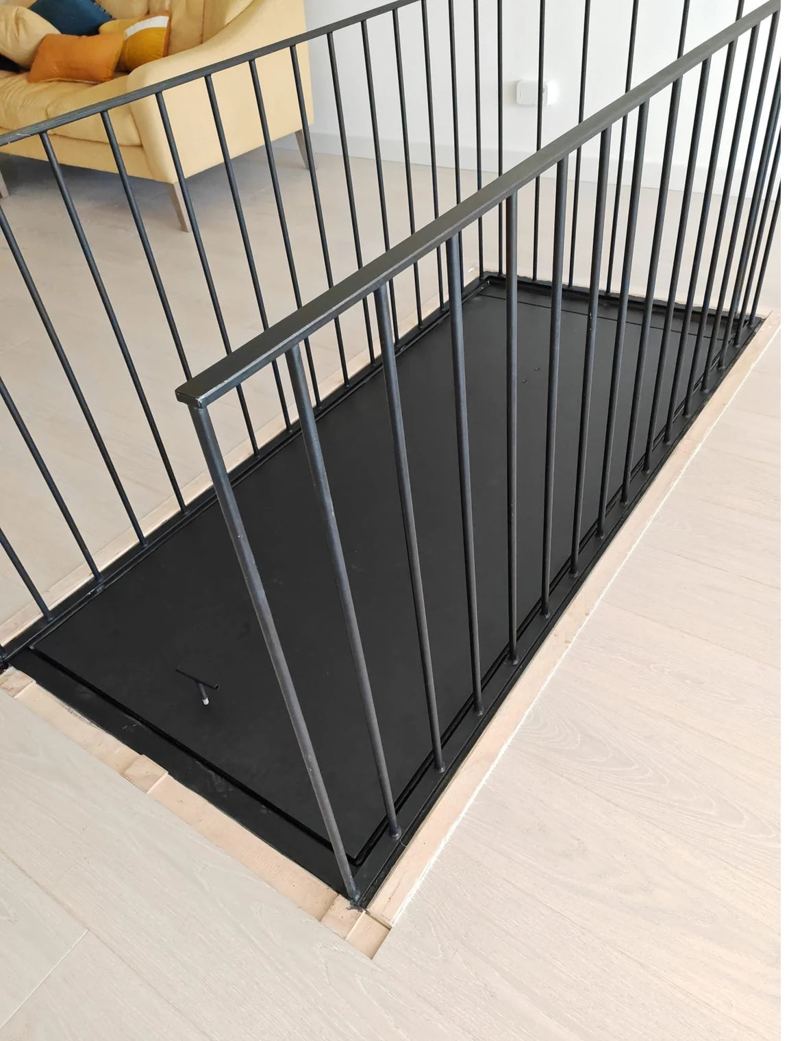 Bespoke Floor Hatch with Electric lifting system