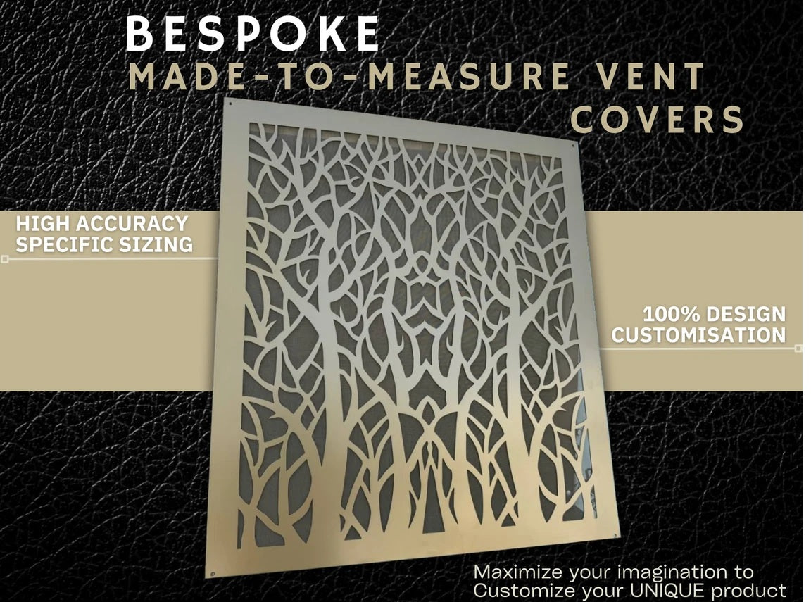 Custom-Built Metal Flat Ventilation Grilles