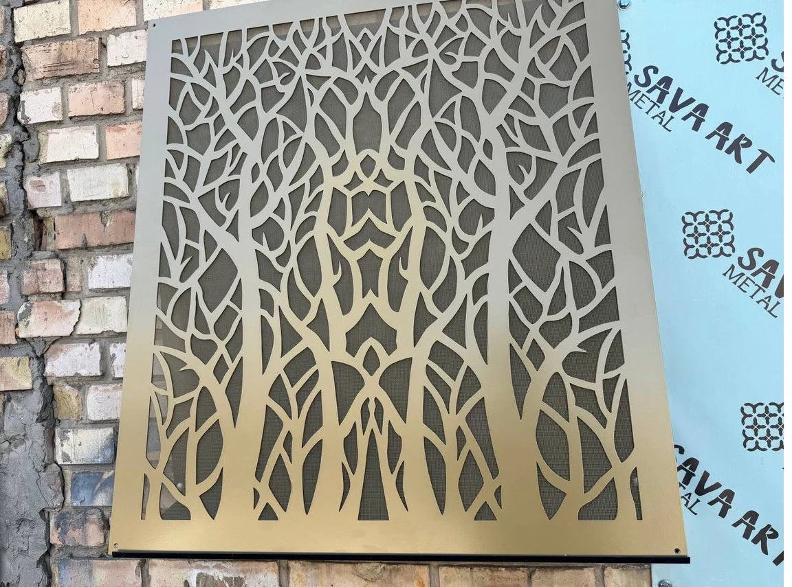 Custom-Built Metal Flat Ventilation Grilles