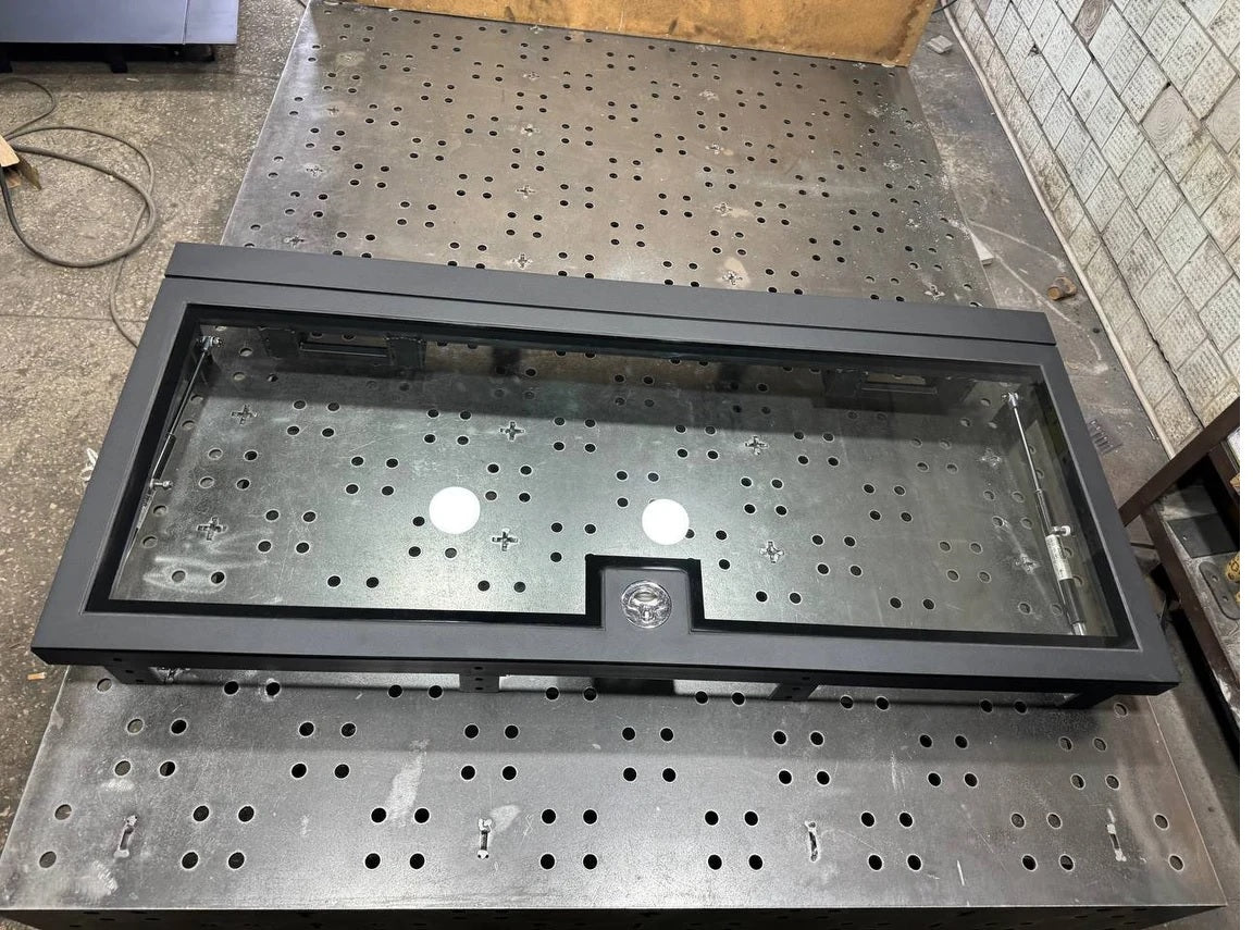 Artisan Glass Door Floor Hatch - Custom Built Glass Door Floor Hatches - Unique Handmade Access Panel for Your Space