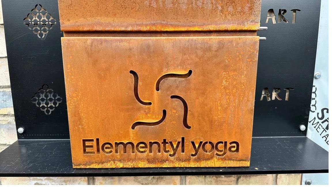Custom Wall mount Corten steel mailbox